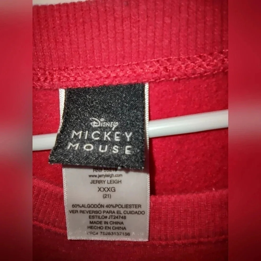 Vintage Disney Mickey Mouse sweatshirt, size XXL (juniors) - Picture 4 of 5